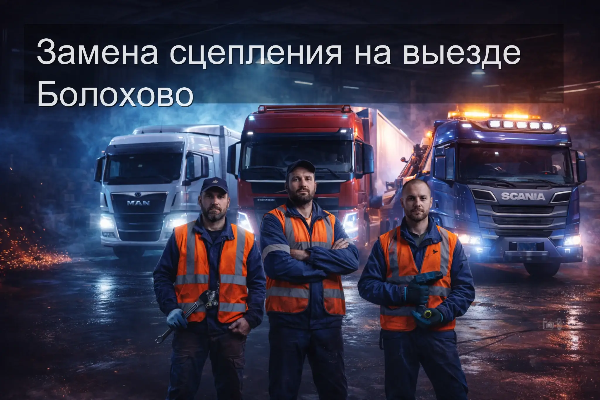 Замена сцепления на выезде Болохово — выезд на место