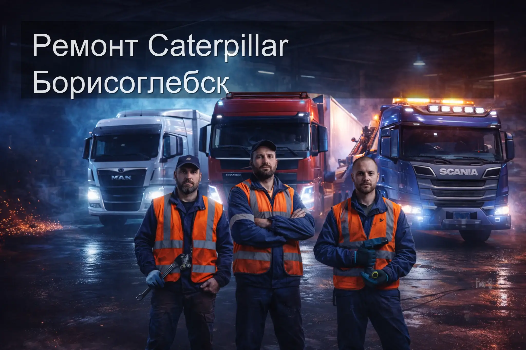 Ремонт Caterpillar Борисоглебск — выездной сервис