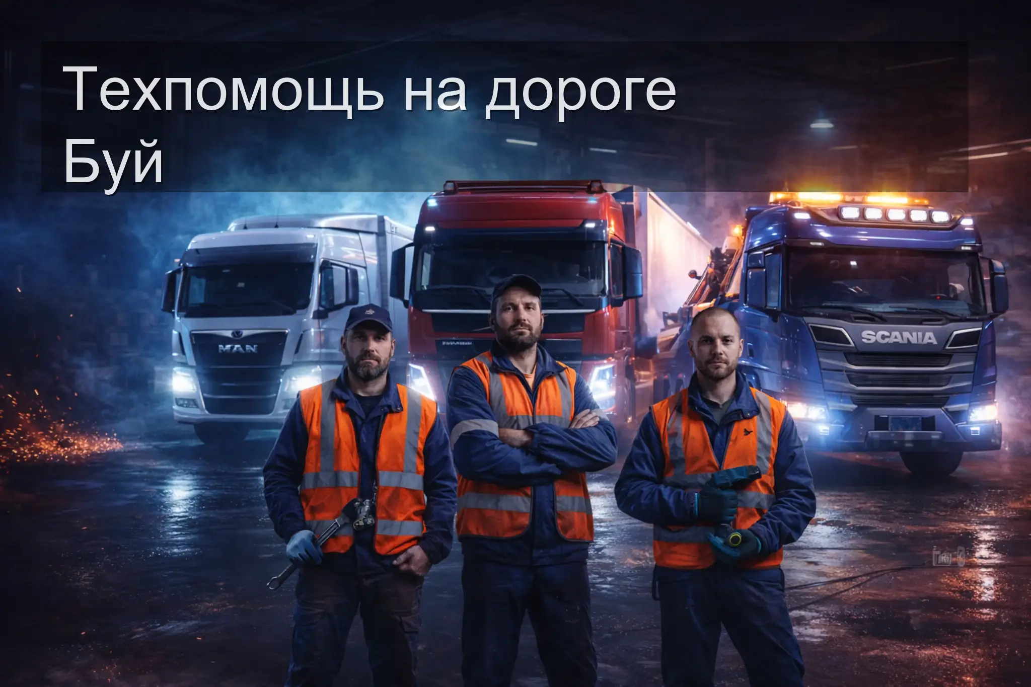 Техпомощь на дороге Буй — выезд на место