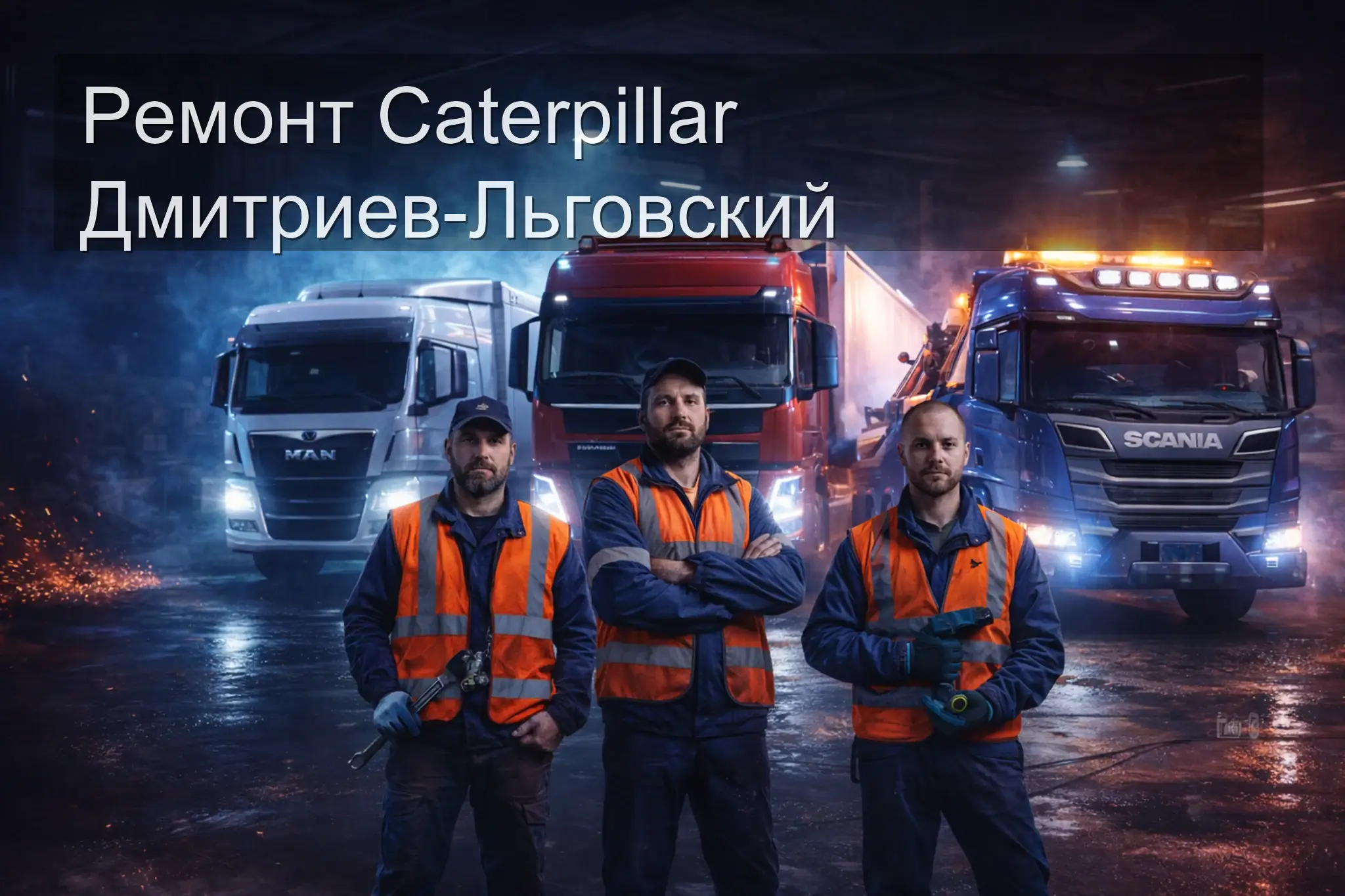 Ремонт Caterpillar Дмитриев-Льговский — выездной сервис