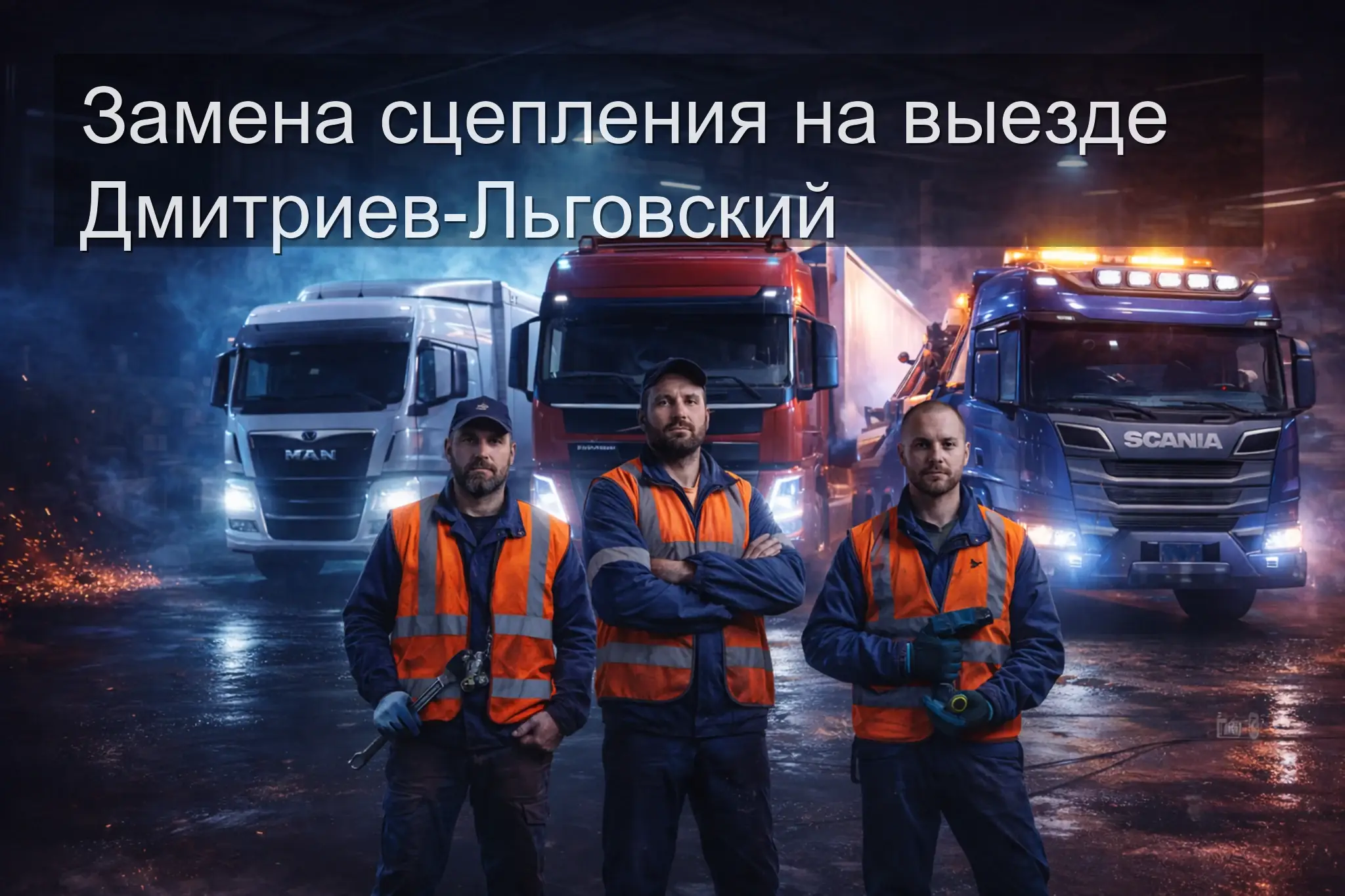 Замена сцепления на выезде Дмитриев-Льговский — выезд на место