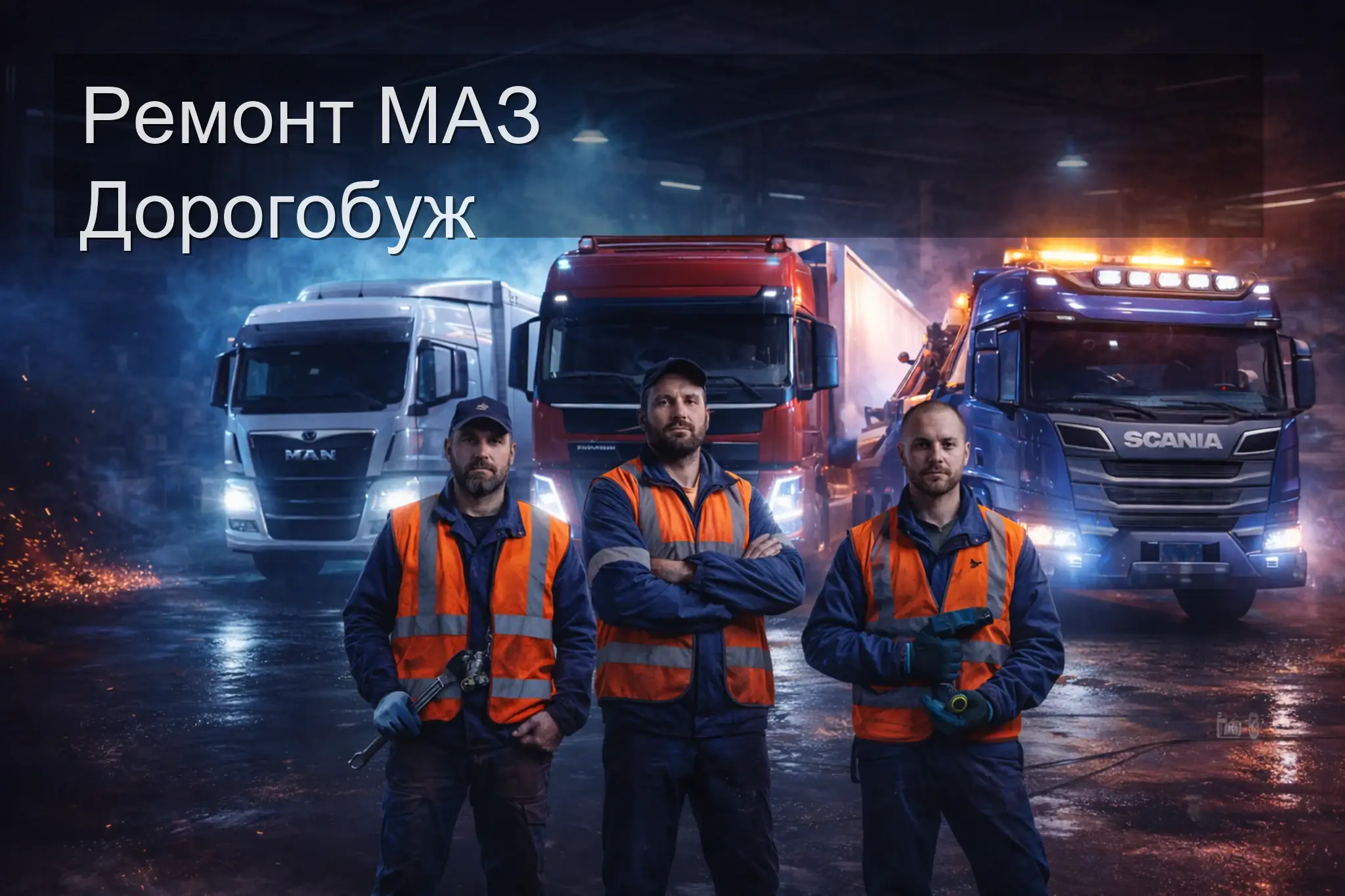 Ремонт МАЗ Дорогобуж — выездной сервис