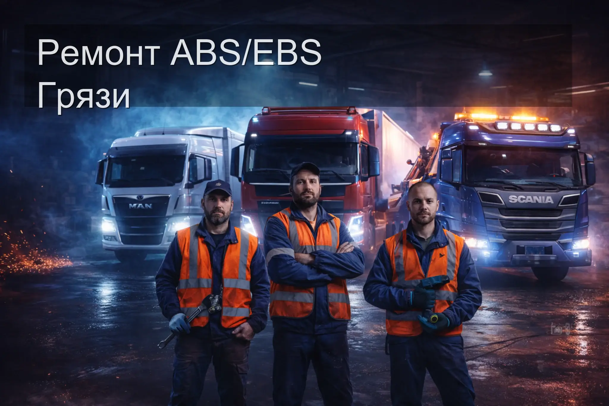 Ремонт ABS/EBS Грязи — выезд на место