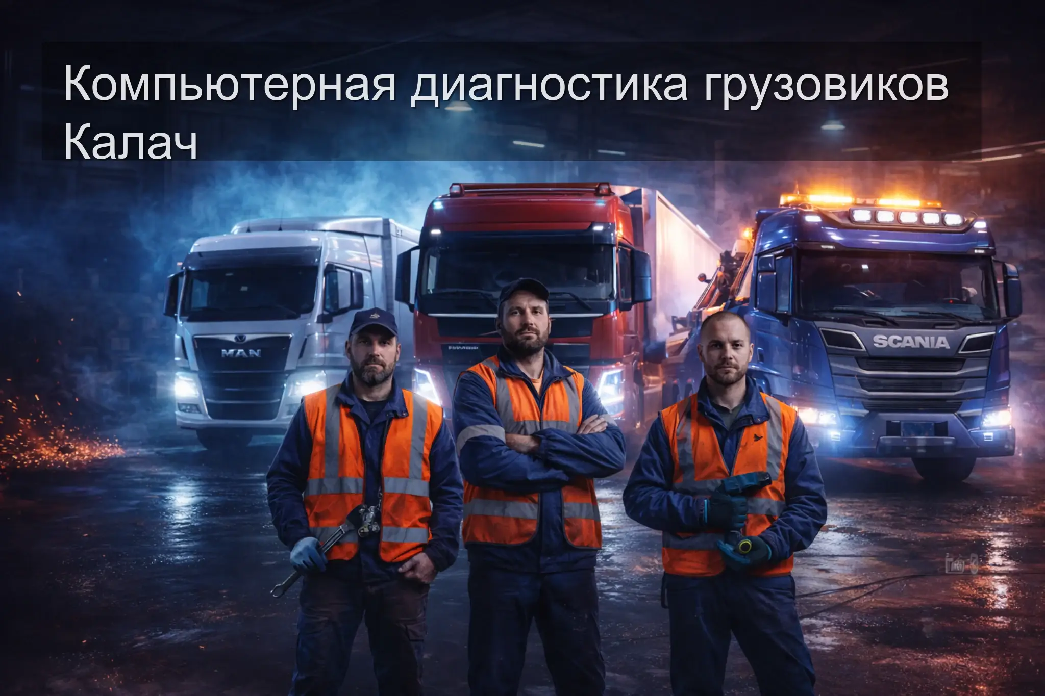 Компьютерная диагностика грузовиков Калач — выезд на место