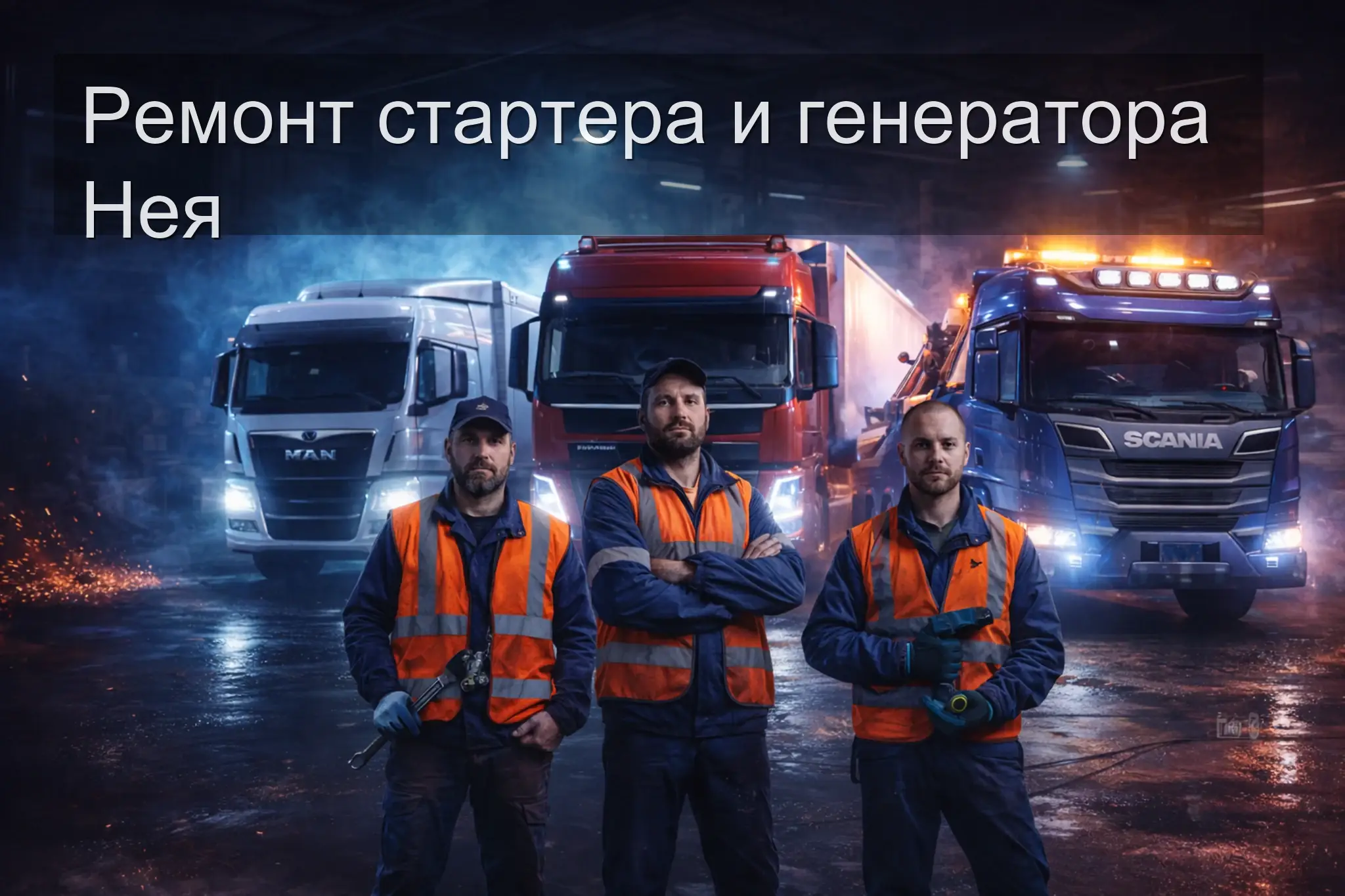 Ремонт стартера и генератора Нея — выезд на место