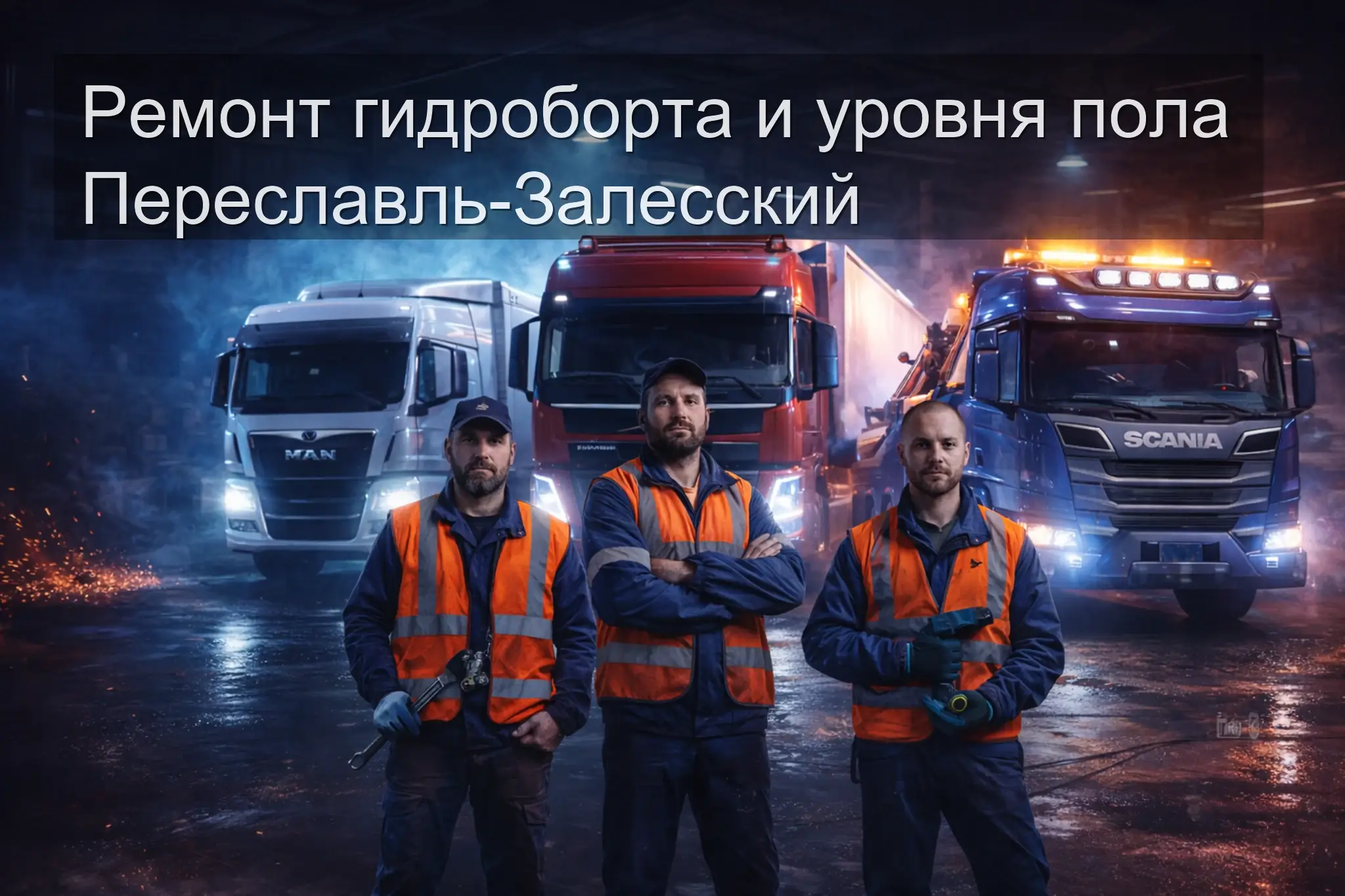 Ремонт гидроборта и уровня пола Переславль-Залесский — выезд на место