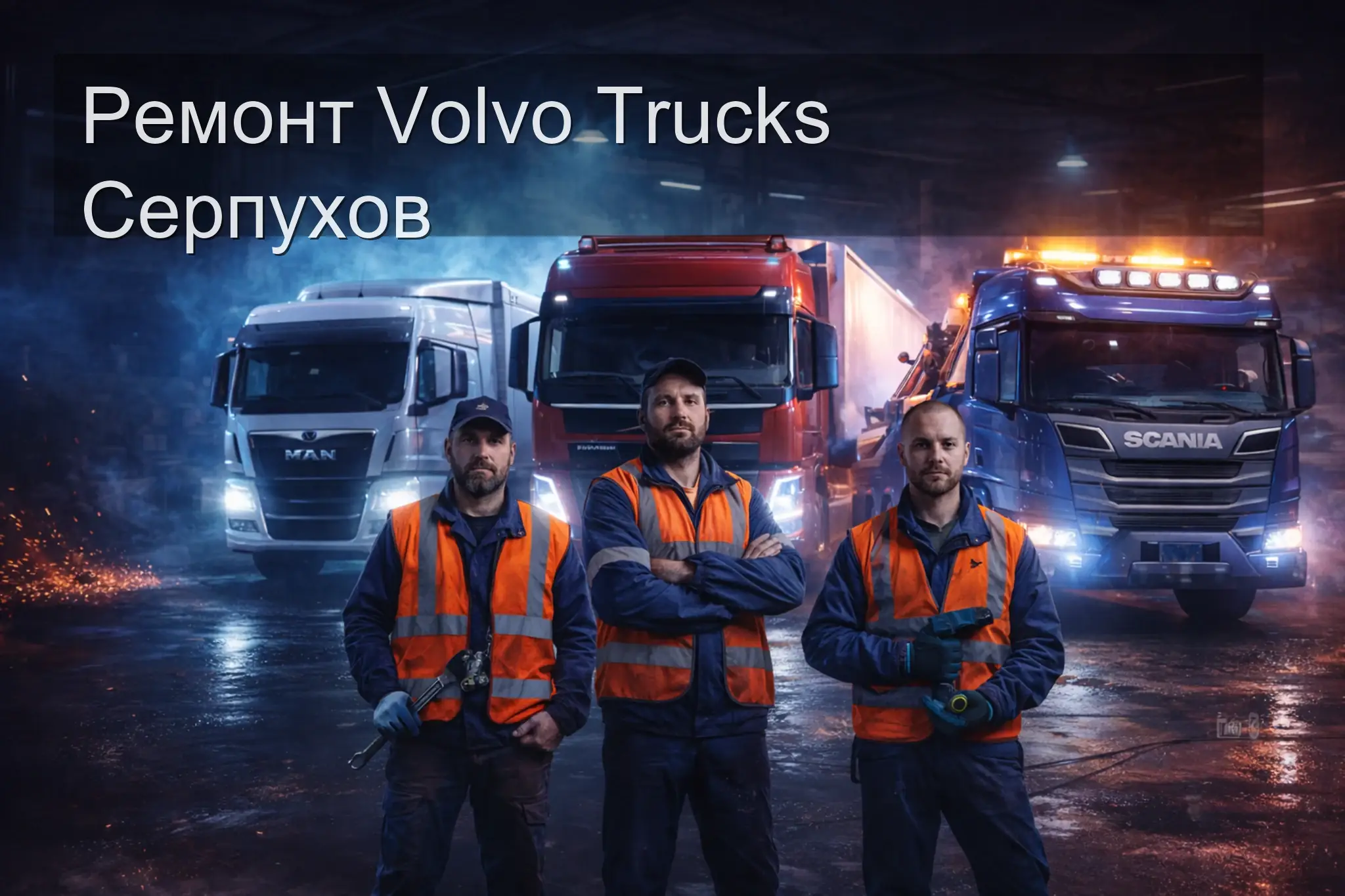 Ремонт Volvo Trucks Серпухов — выездной сервис