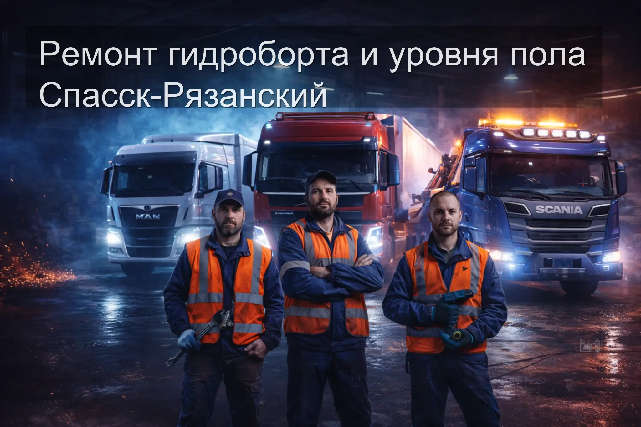 Ремонт гидроборта и уровня пола Спасск-Рязанский — выезд на место