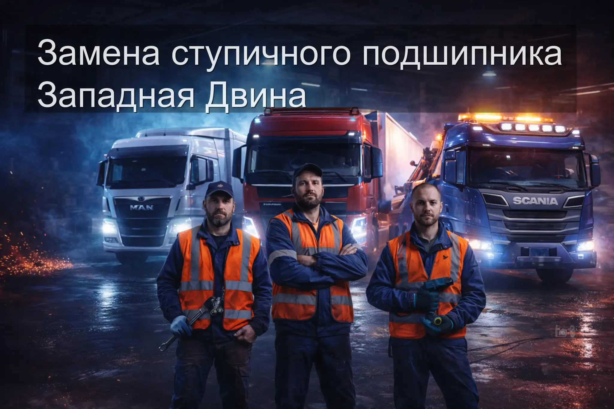 Замена ступичного подшипника Западная Двина — выезд на место